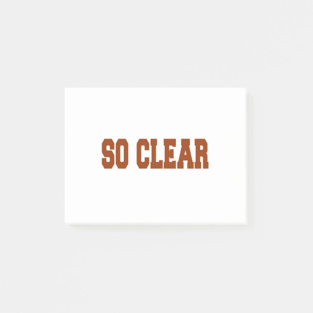 så tydlig post-it block (Framsida)