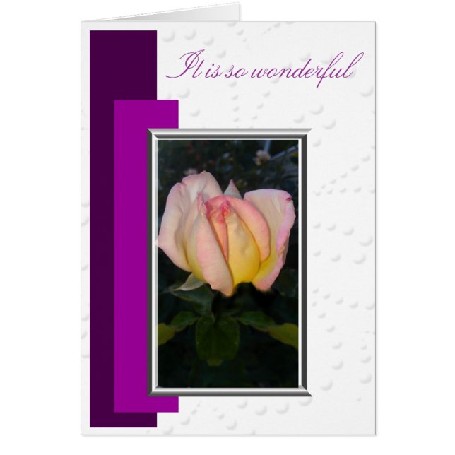 Så underbart hälsningskort (Framsidan)