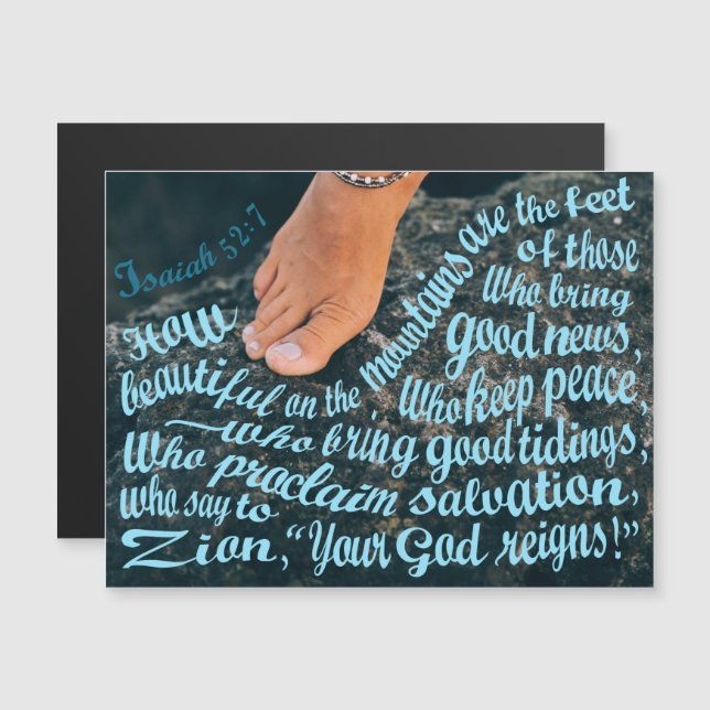 Så vackert citat av fötter (Fram/baksida)