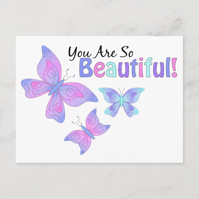 Så vackert! vykort (Framsida)