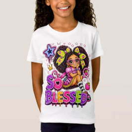 Så Välsignad™ StarBerry | Söt Tjej Jordgubbe T Shirt