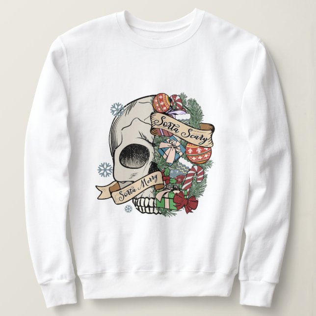 Så var snäll med den skrämmande tröjan t shirt (Design framsida)