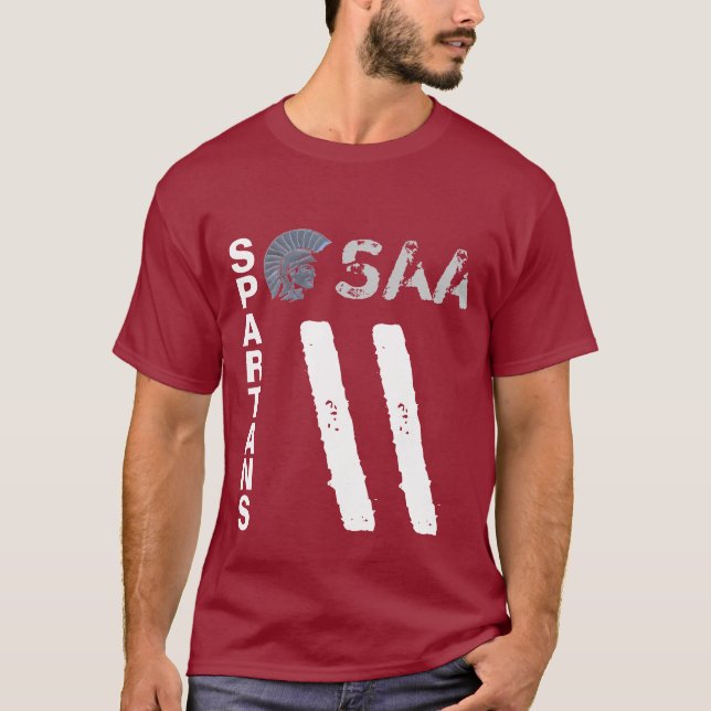 SAA-alfabetiskskjorta Tee (Framsida)