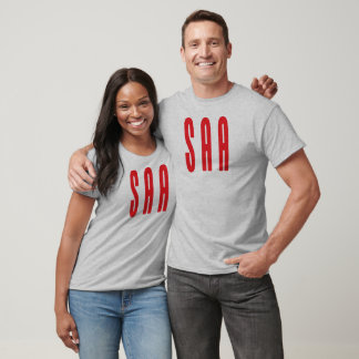 SAA white T - Anpassad Shirt