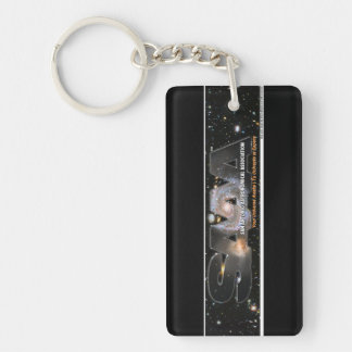 SAAA rectangle key chain Nyckelring