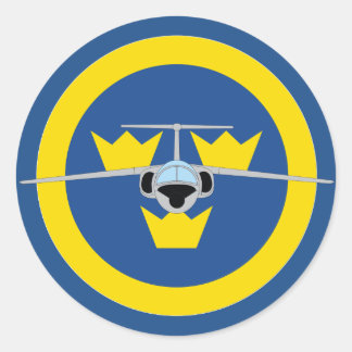 SAAB 105 Sticker Runt Klistermärke