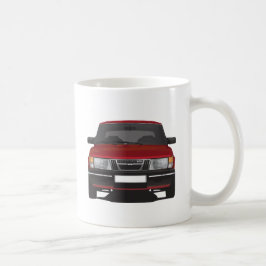 Saab 900 turbo (röd) kaffemugg