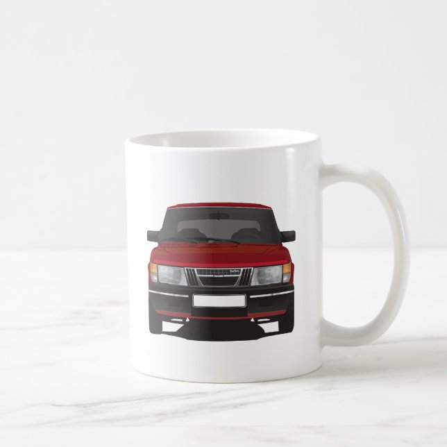 Saab 900 turbo (röd) kaffemugg (Höger)