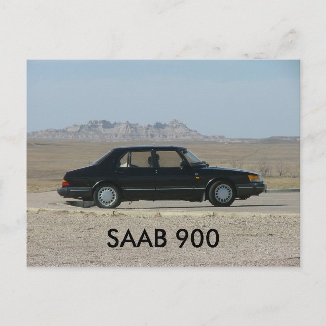 SAAB 900 VYKORT (Framsida)