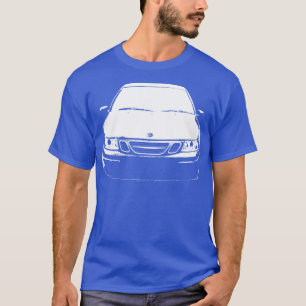 Saab 93 OG 1:a generation klassisk monoblock vit T Shirt