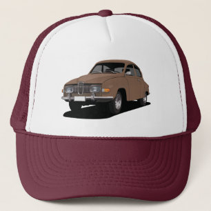 Saab 96 i sex färg keps