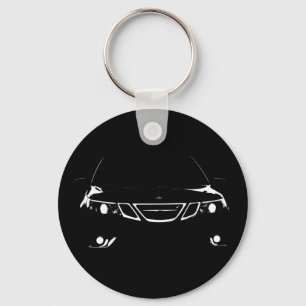 Saab 9-3 Aero Keychain Nyckelring