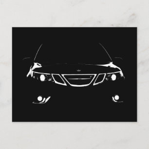 Saab 9-3 Aero-vykort Vykort