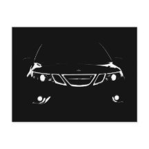 Saab 9-3 Aero-vykort