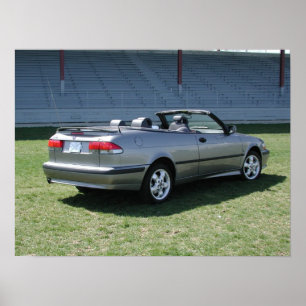 Saab 9-3 cabriolet poster