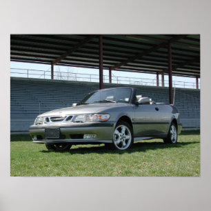 Saab 9-3 konvertibel poster