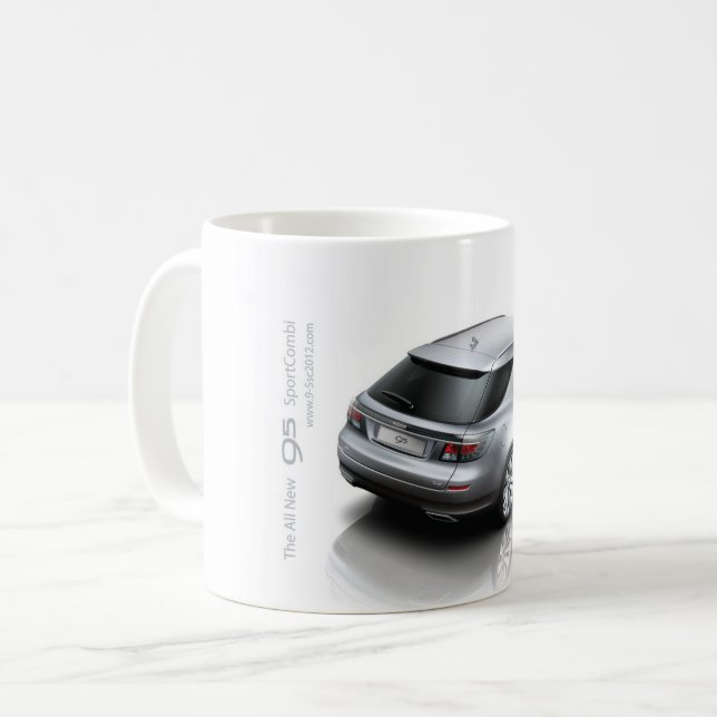 Saab 9-5 NG Coffee Mug Kaffemugg (Framsida vänster)