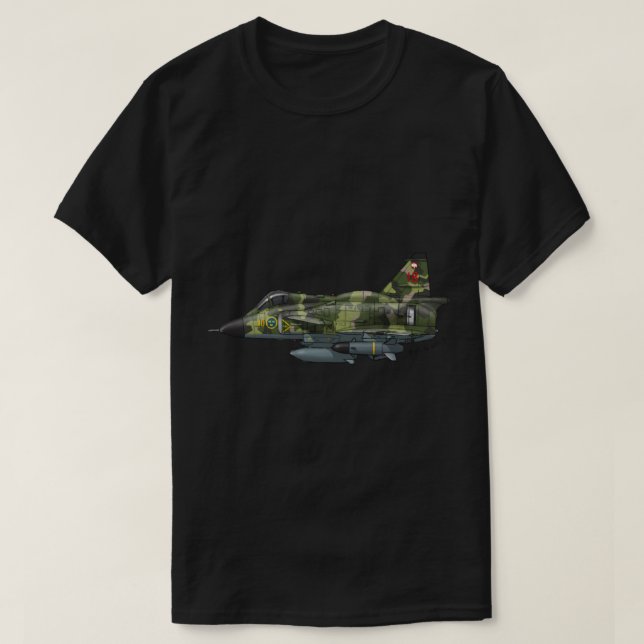 SAAB AJS 37 Viggen T Shirt (Design framsida)