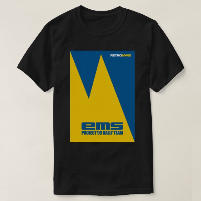 SAAB EMS RALLY TEAM T SHIRT (Design framsida)