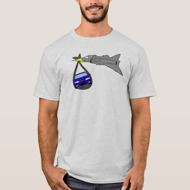 SAAB - Fött från jetar Tee (Framsida)