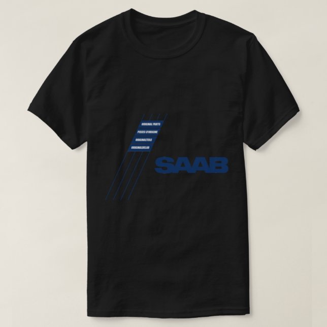 Saab Original Parts T Shirt (Design framsida)