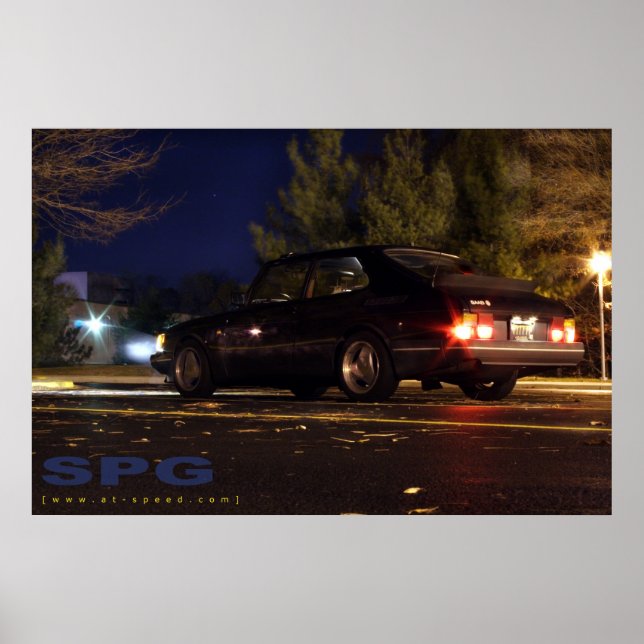 SAAB SPG POSTER (Framsidan)