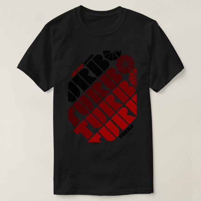 SAAB TURBO 78 T SHIRT (Design framsida)