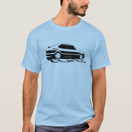 Saab Turbo-Vintagens svarta bild Tshirt T Shirt