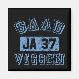 Saab Viggen - BLÅTT Magnet