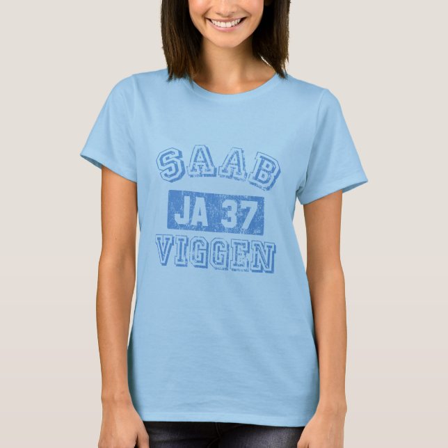 Saab Viggen - BLÅTT Tee (Framsida)