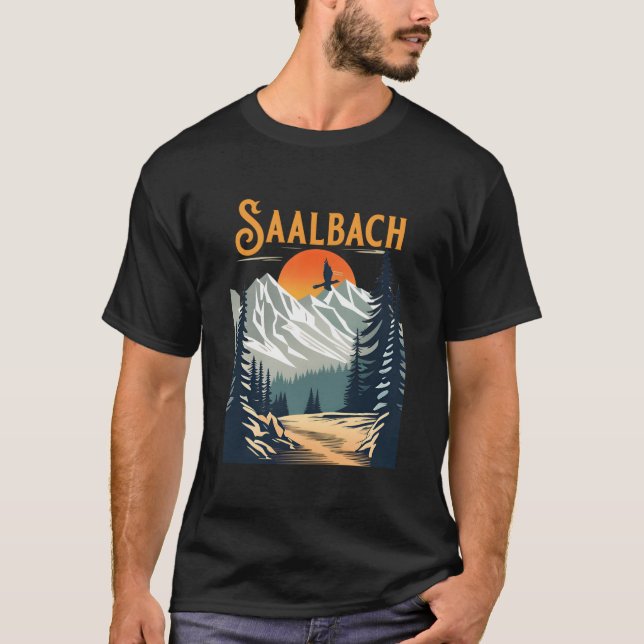 Saalbach Hiking T Shirt (Framsida)