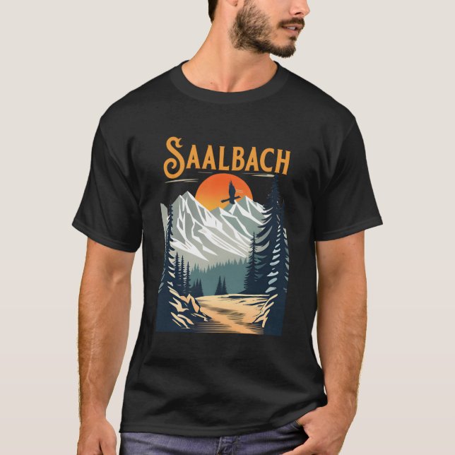 Saalbach Hiking T Shirt (Framsida)