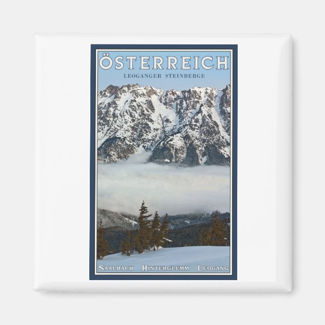 Saalbach - Valley Fog Magnet (Framsidan)