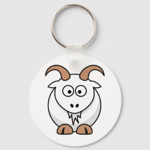 Saanen Goat Nyckelring