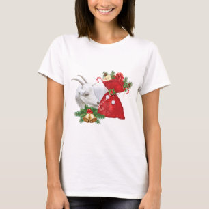 Saanen Goat With Helgdag Spirit T Shirt