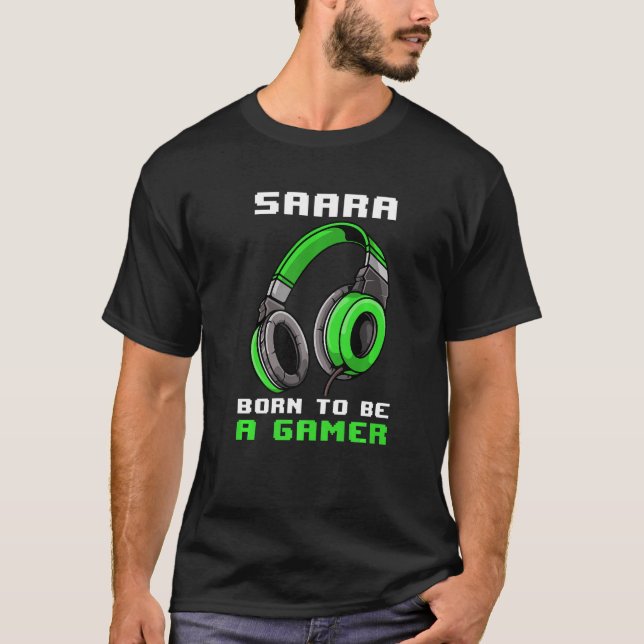 Saara Born för att bli spelarPersonlig T Shirt (Framsida)