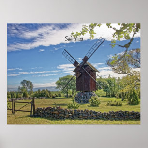 Saaremaa, Estland Poster