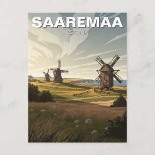 Saaremaa Estland Resa Vykort