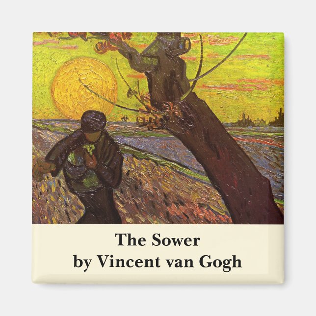Säaren av Vincent van Gogh Magnet (Framsidan)