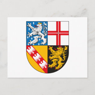 Saarland Jackar Arm Postcard Vykort