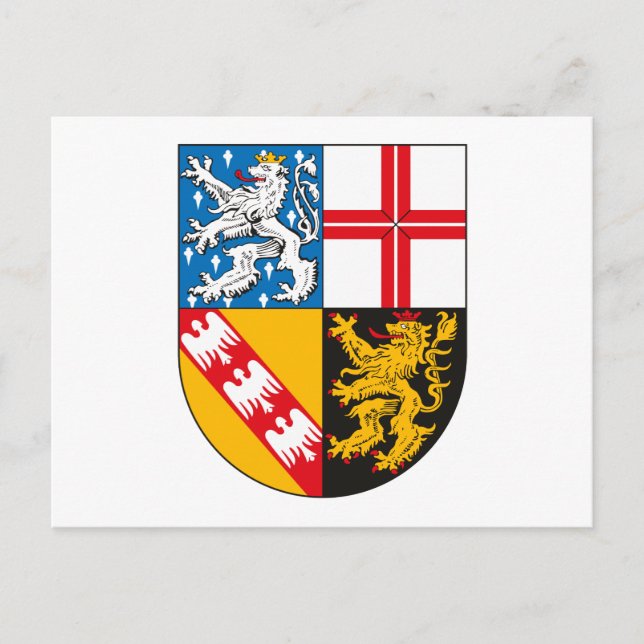 Saarland Jackar Arm Postcard Vykort (Framsida)