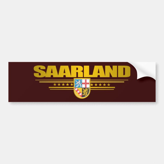 Saarland-Pridet Bildekal (Framsidan)