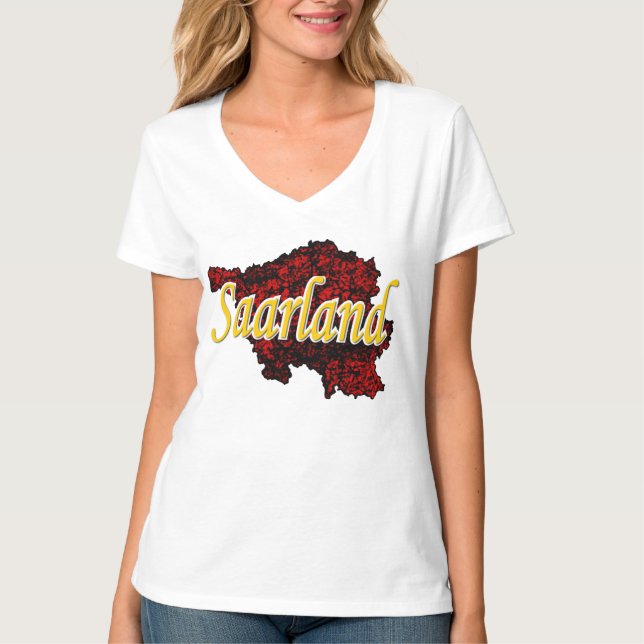 Saarland T Shirt (Framsida)