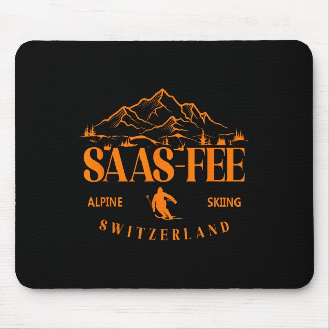 Saas-fee Ski Resort Swiss Alps Alpine Skiing Switz Musmatta (Framsidan)