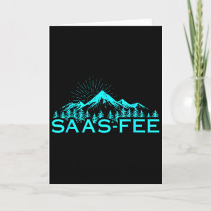 Saas-fee skidort Schweiziska Alperna Skidåkning Sc Kort