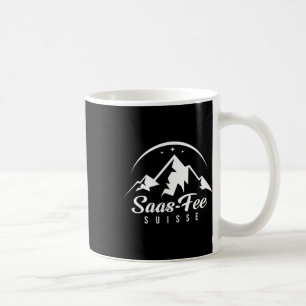 Saas-fee Swiss Ski Resort Skiing Snowboardin Kaffemugg
