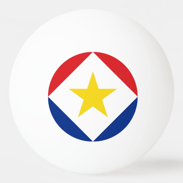 Saba Flagga Pingisboll (Framsidan)