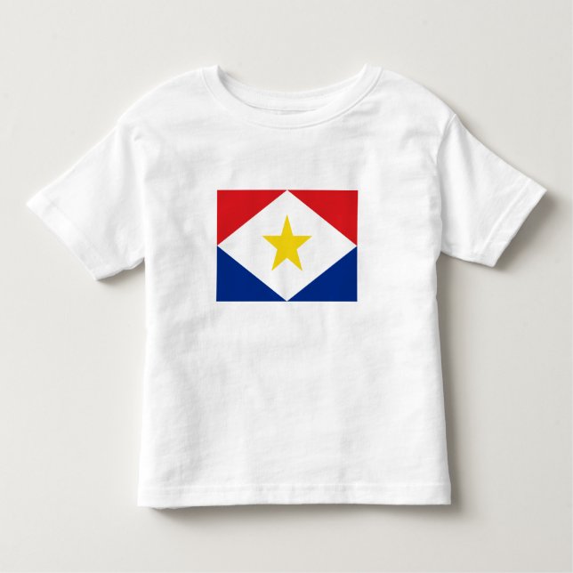 Saba Flagga T Shirt (Framsida)