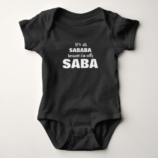 Saba Grandpa Far Baby Gift T Shirt