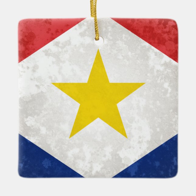 Saba Julgransprydnad Keramik (Framsida)